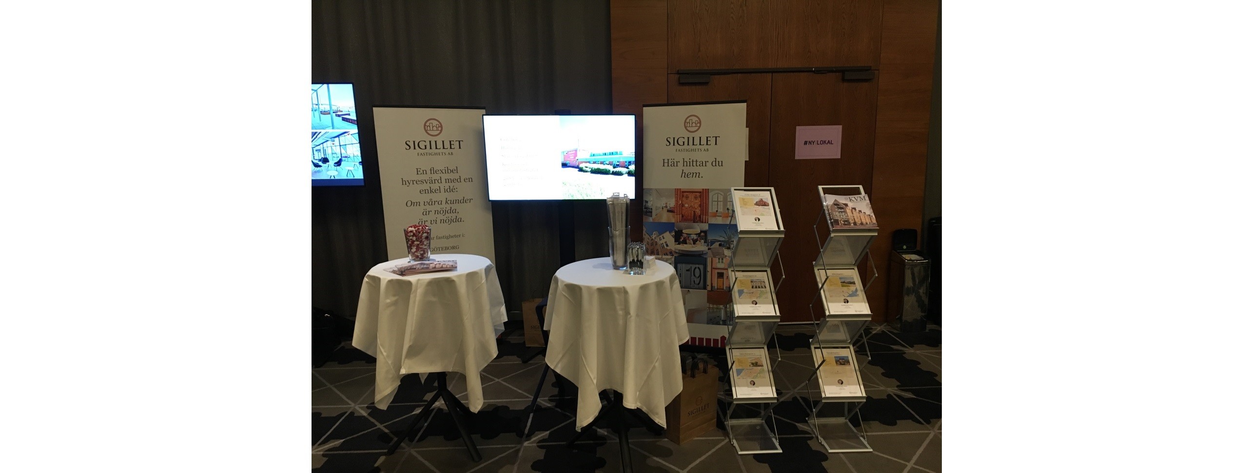 Sigillet på mässa, NYLOKAL - Sigillet Fastighets AB