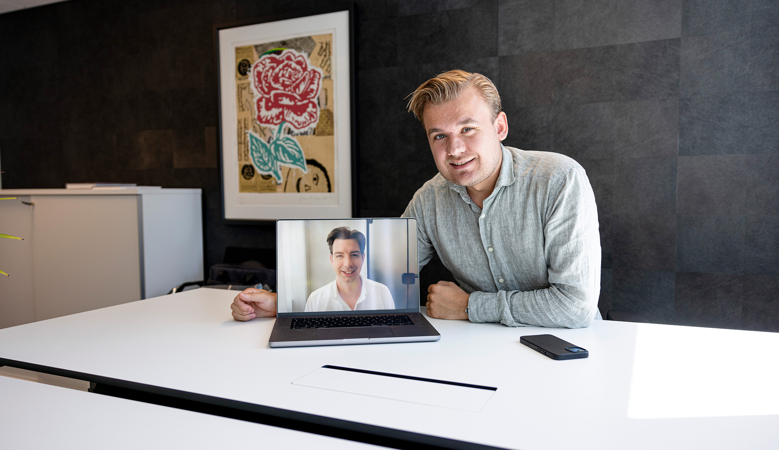Bild på Anton och Kristoffer